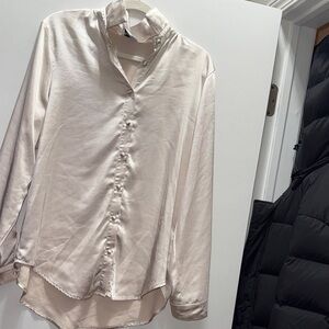 PRINCESS POLLY SILK BUTTON UP